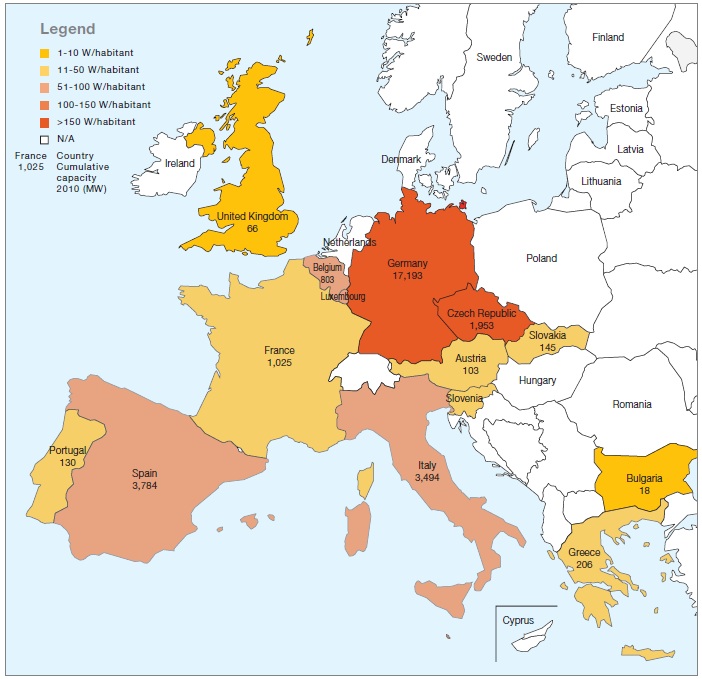 EPIA: In Europa rapida crescita del settore fotovoltaico