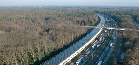 Anversa, tunnel ferroviario fotovoltaico