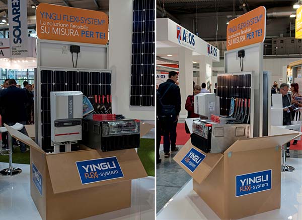 Soddisfazione per Yingli al SolarExpo con il nuovo Flexi-System