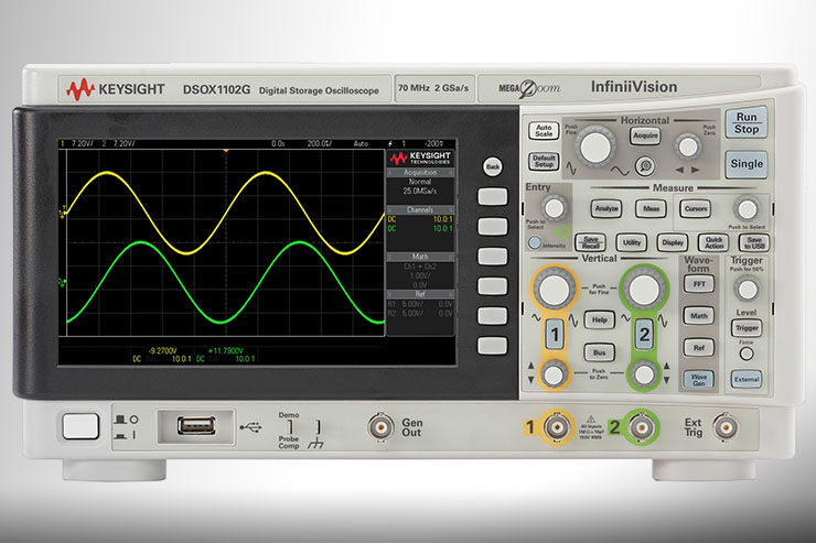 Distrelec propone gli oscilloscopi InfiniiVision 1000 X Keysight