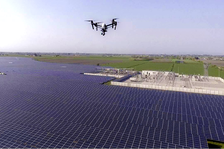 Tages Capital sceglie i droni Wesii per il monitoraggio fotovoltaico