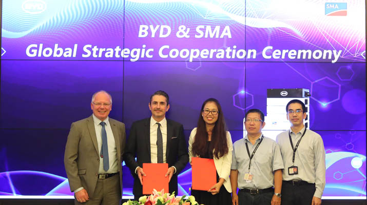 SMA e BYD, un accordo per aggredire i mercati USA e Africa