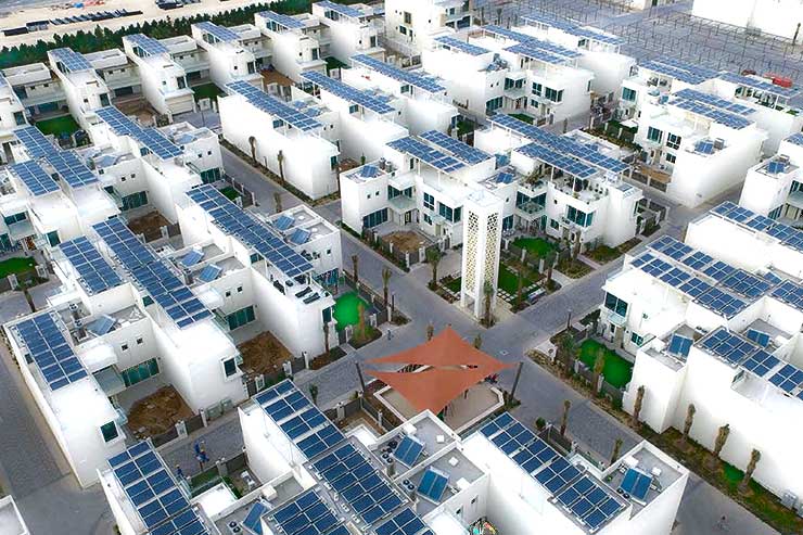 Dubai Sustainable City, il fotovoltaico alimenta sistemi VRF LG