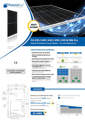 FuturaSun Silk Pro, tecnologia fotovoltaica avanzata