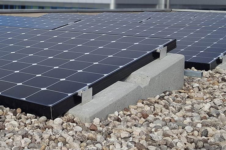 Sun Ballast, supporti fotovoltaici per tetti piani