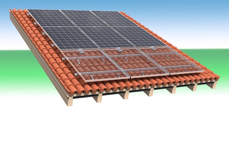 fissaggio pannelli fotovoltaici